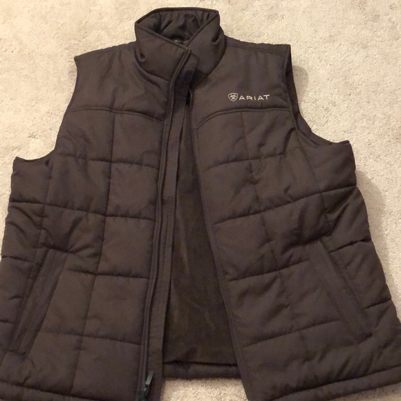Coats | Mens Ariat Brown Vest | Poshmark